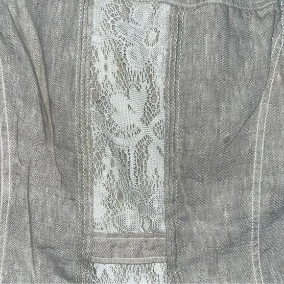 Coldwater Creek Light Tan Buttoned Tank Top - Picture 6 of 9